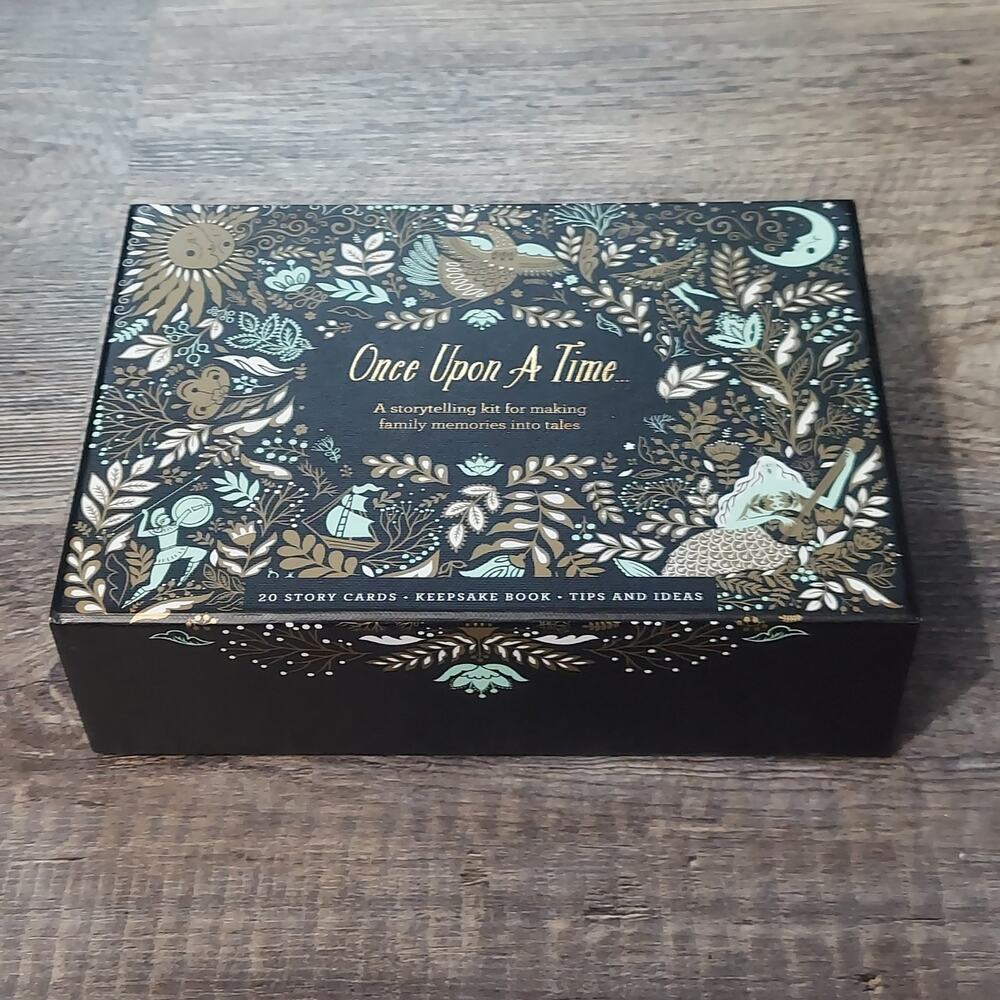 Compendium Once Upon A Time Storytelling Kit Family Memory Cards Keepsake Book